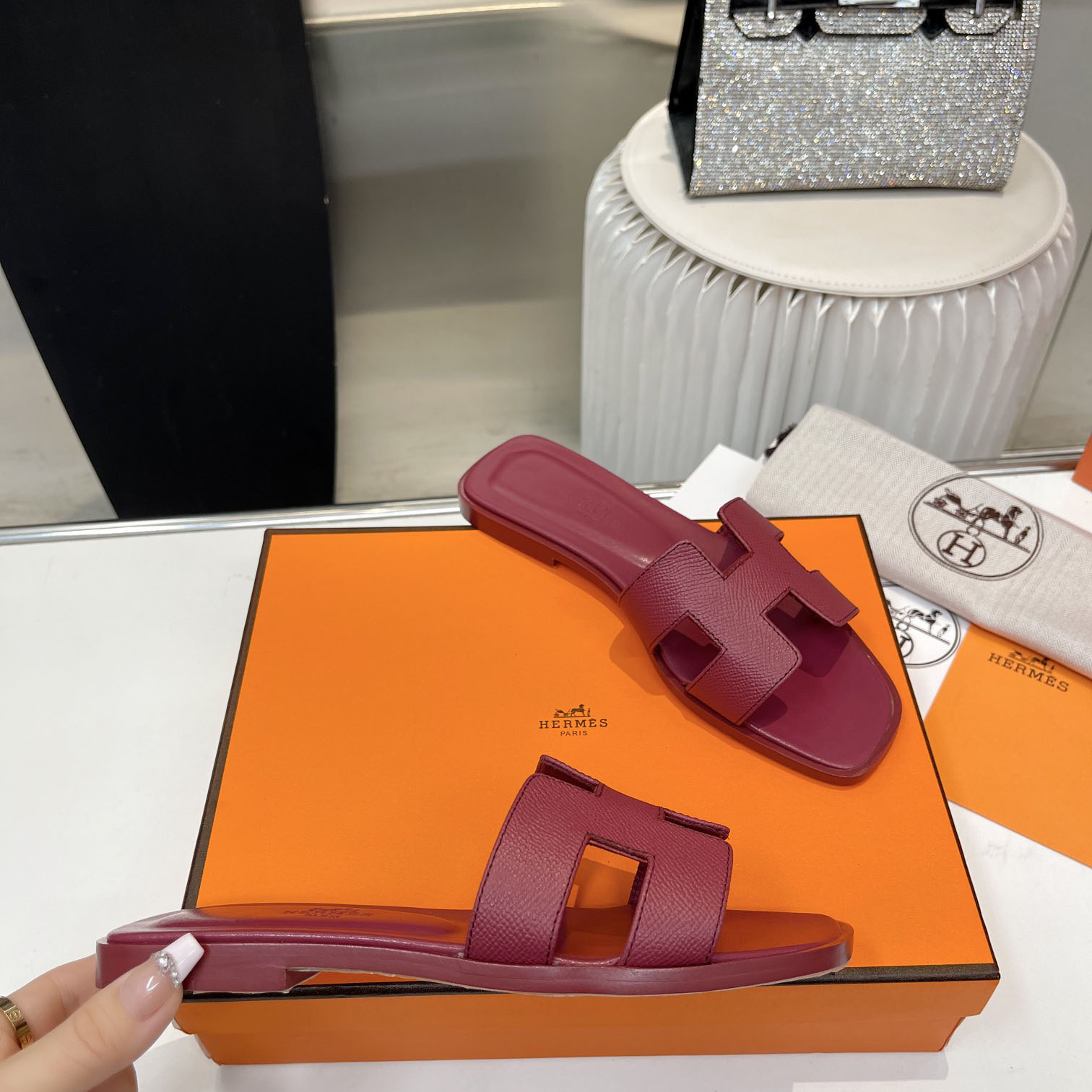 Hermes Oran Sandal - FashionPlug