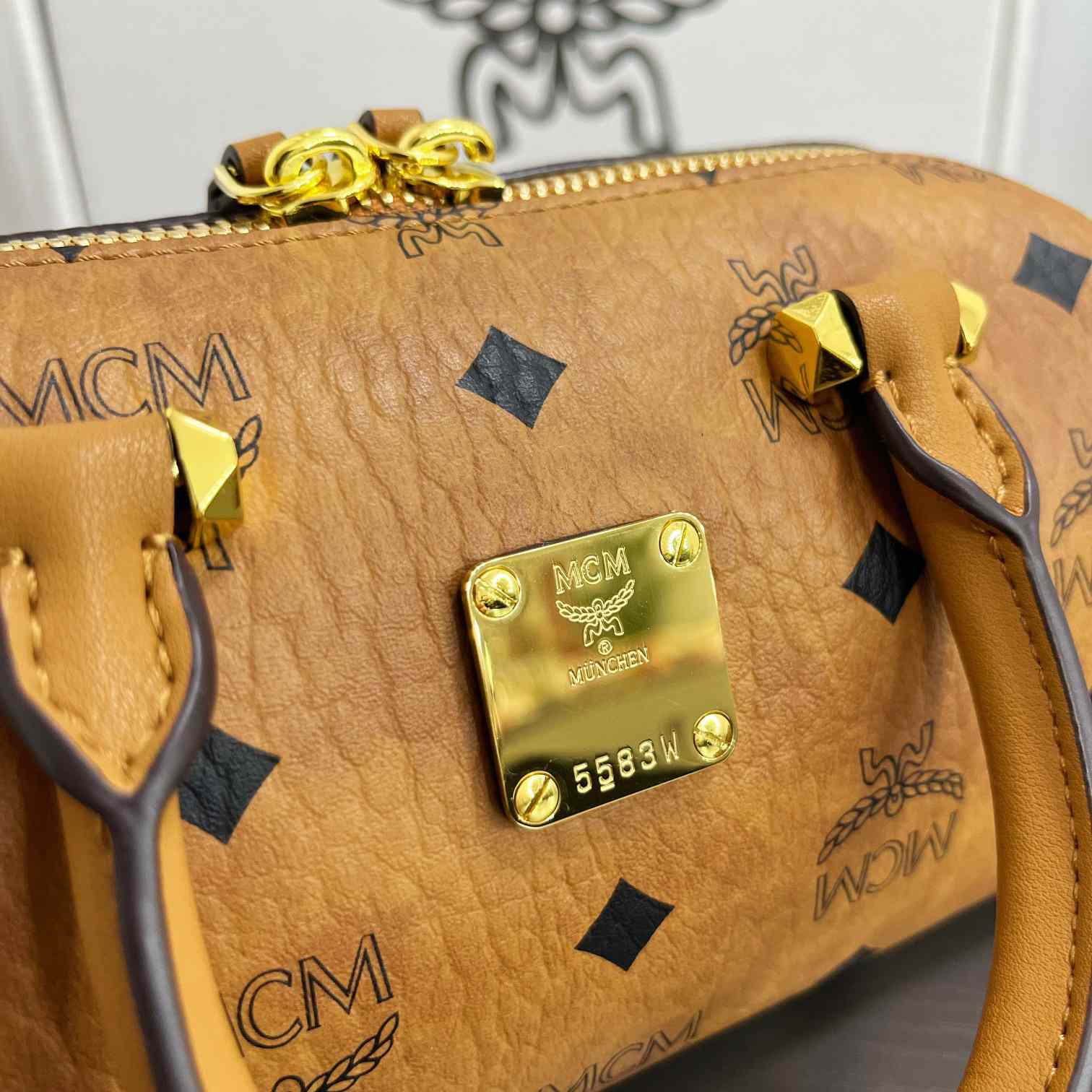 MCM 'Boston' Mini Bag (18*8*9.5cm) - FashionPlug