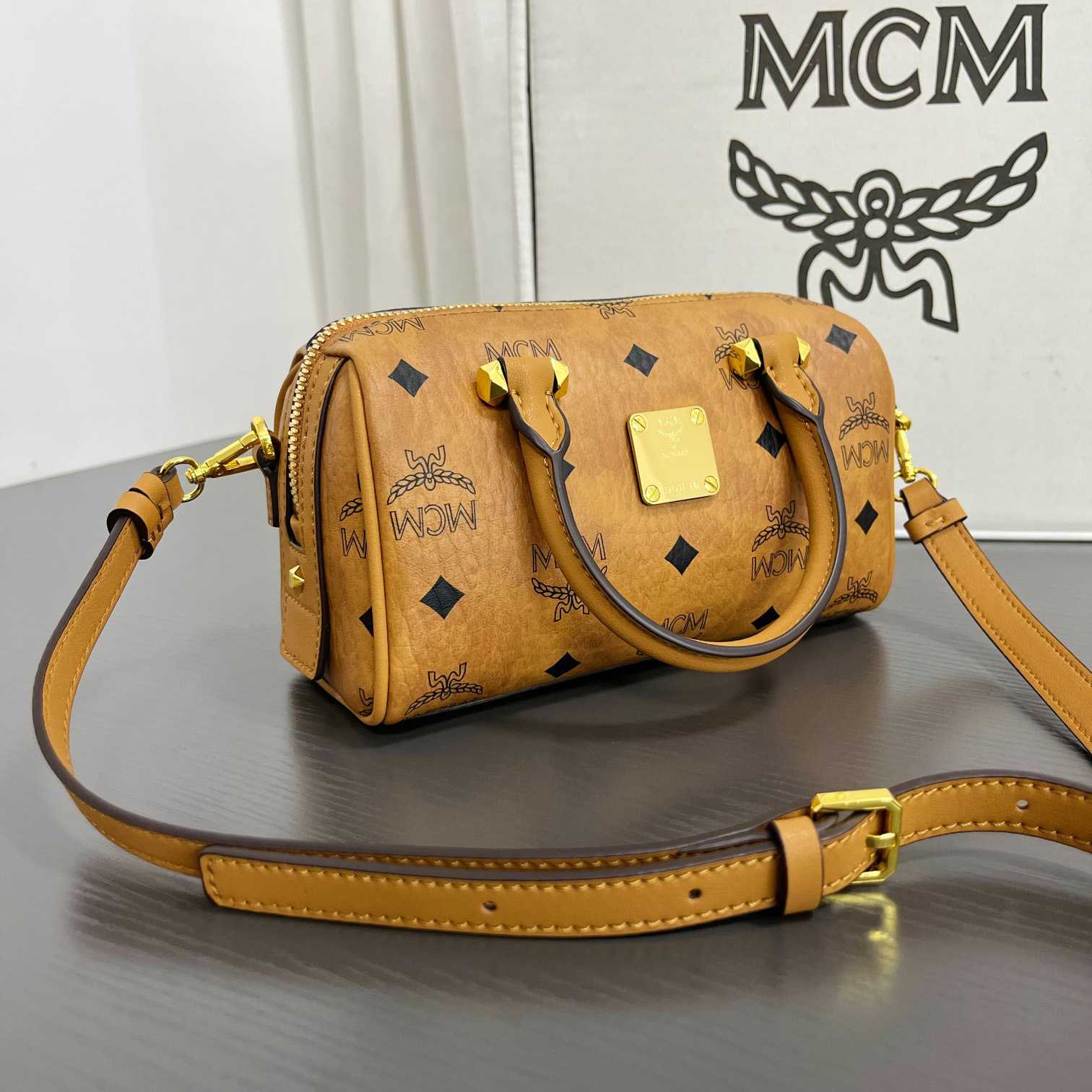 MCM 'Boston' Mini Bag (18*8*9.5cm) - FashionPlug