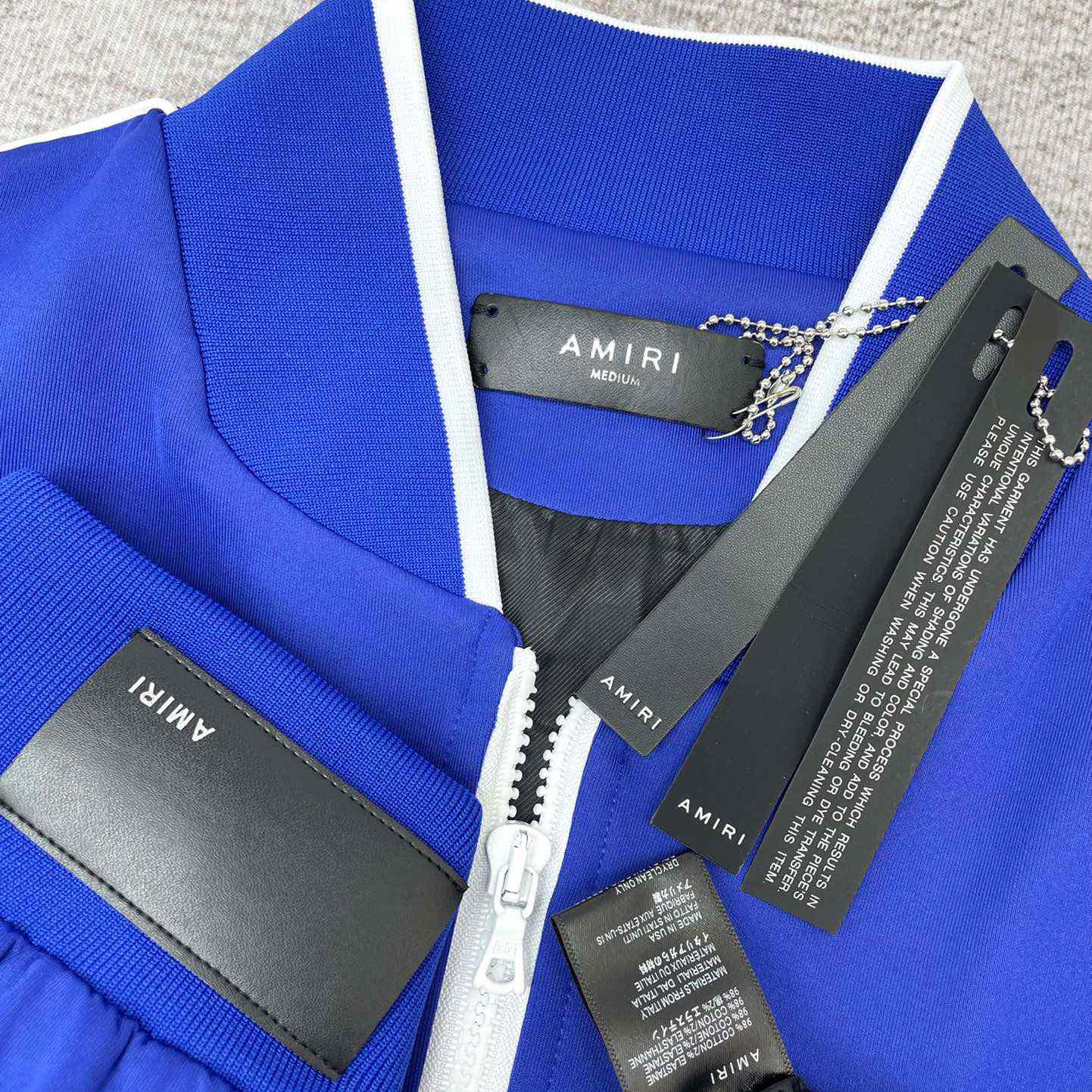 Amiri Bones Varsity Jacket - FashionPlug