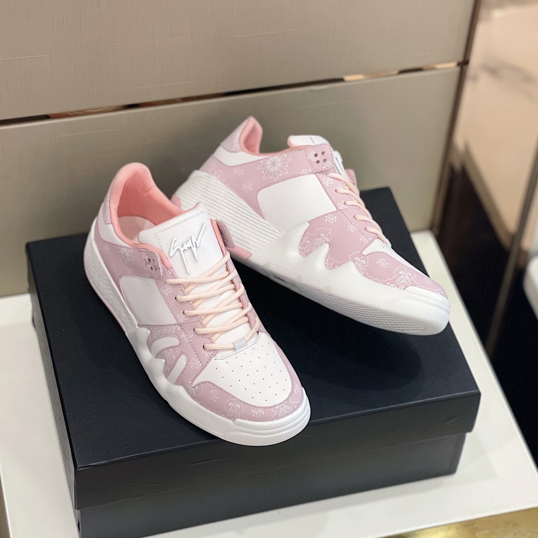 Giuseppe Zanotti Talon Paisley-print Sneakers - FashionPlug