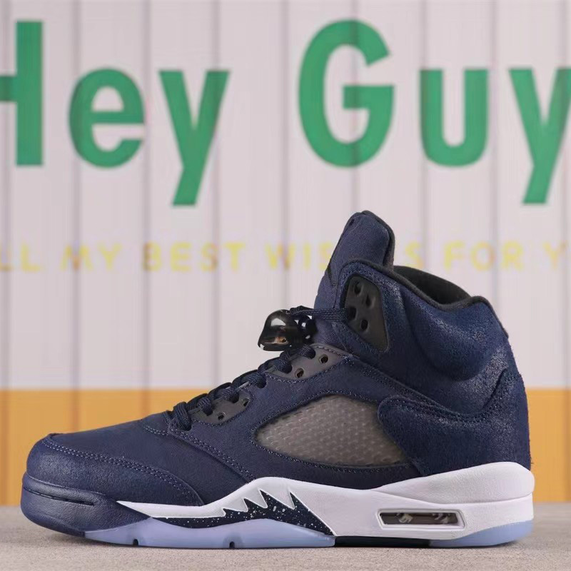 Air Jordan 5 “Midnight Navy”  Sneakers      FD6812-400 - FashionPlug