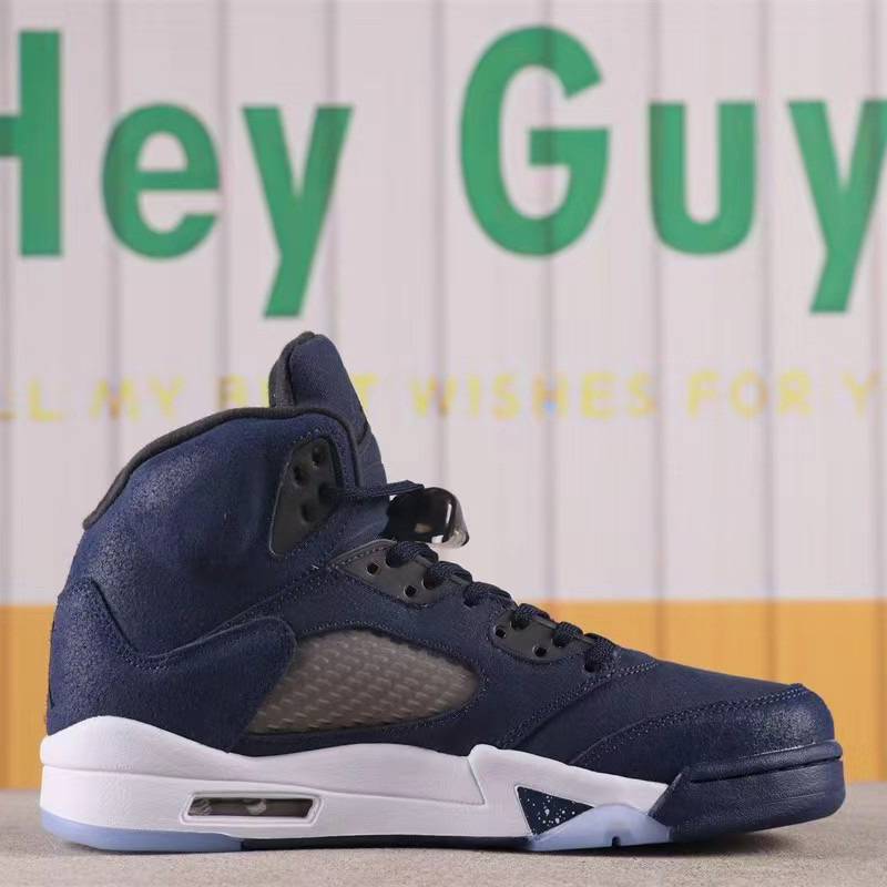 Air Jordan 5 “Midnight Navy”  Sneakers      FD6812-400 - FashionPlug