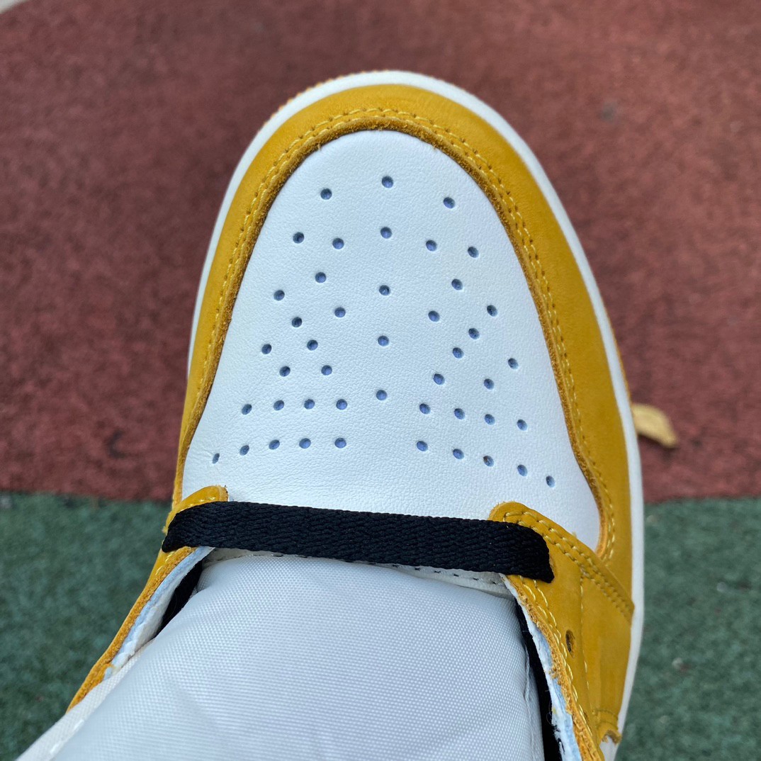 Air Jordan 1 High OG “Yellow Ochre” Sneaker     DZ5485-701 - FashionPlug