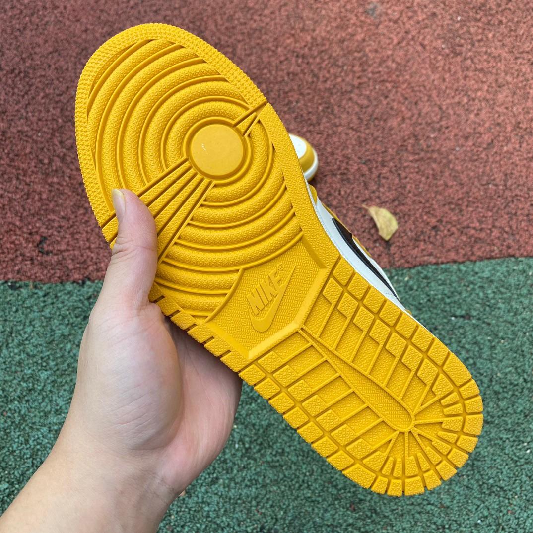 Air Jordan 1 High OG “Yellow Ochre” Sneaker     DZ5485-701 - FashionPlug