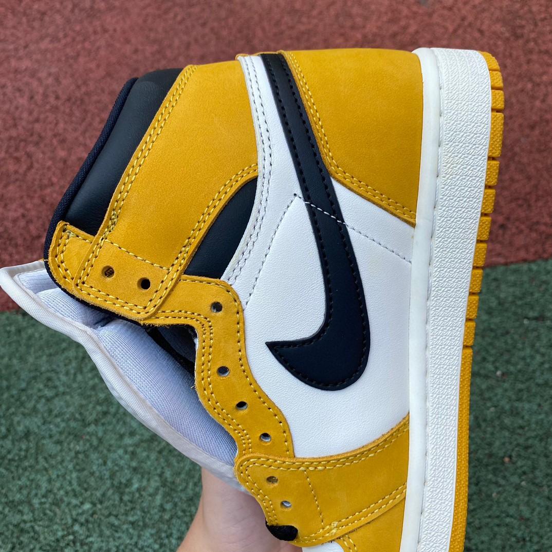 Air Jordan 1 High OG “Yellow Ochre” Sneaker     DZ5485-701 - FashionPlug