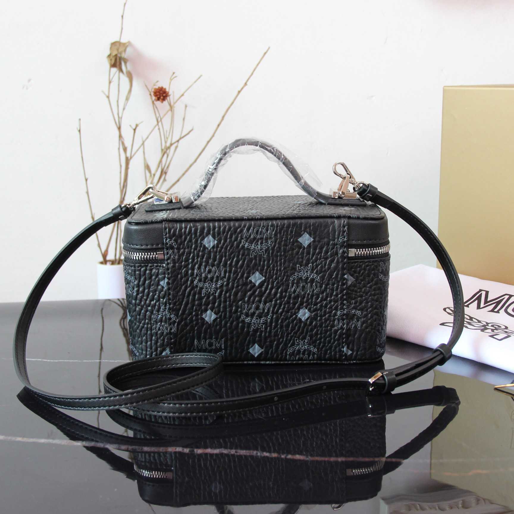 MCM Rockstar Viesto Vanity Tote Bag (11*20*10cm) - FashionPlug