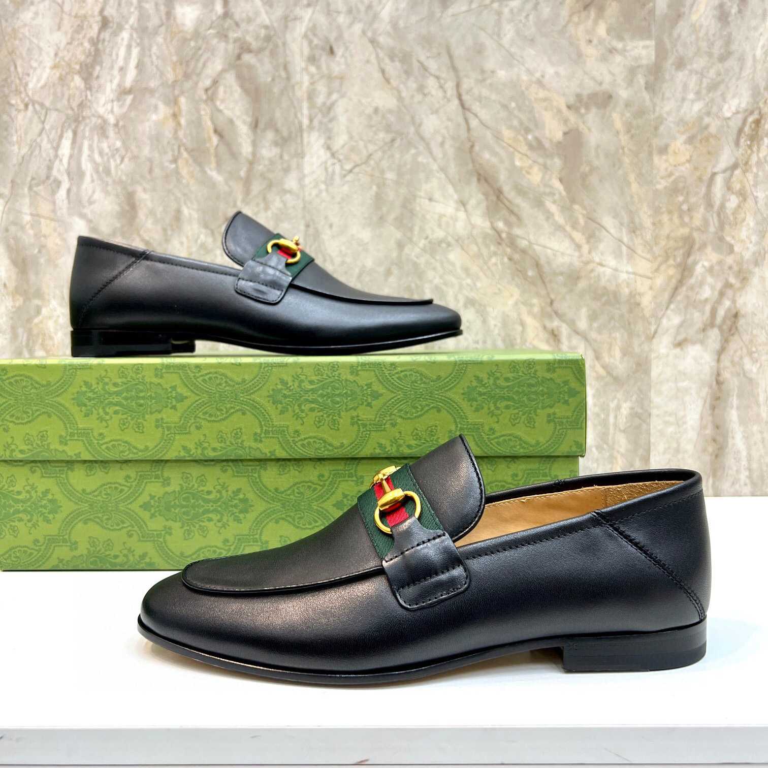 Gucci Loafer With Web  (Upon Uk Size) - FashionPlug
