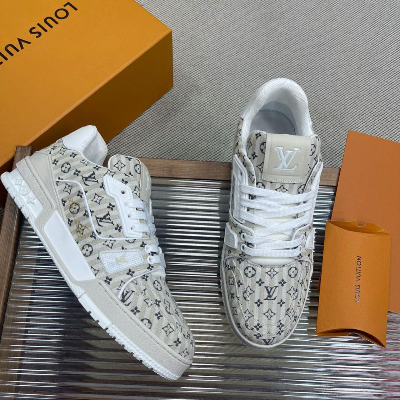 Louis Vuitton LV Trainer Sneaker          - FashionPlug