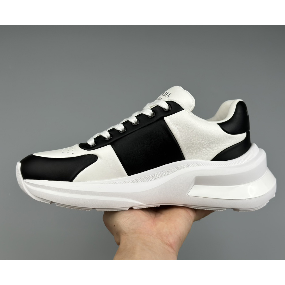 Prada Leather Sneakers(upon uk size) - FashionPlug