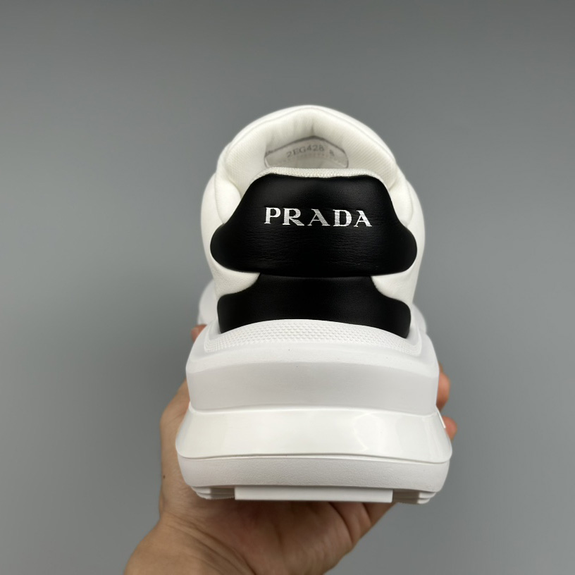 Prada Leather Sneakers(upon uk size) - FashionPlug