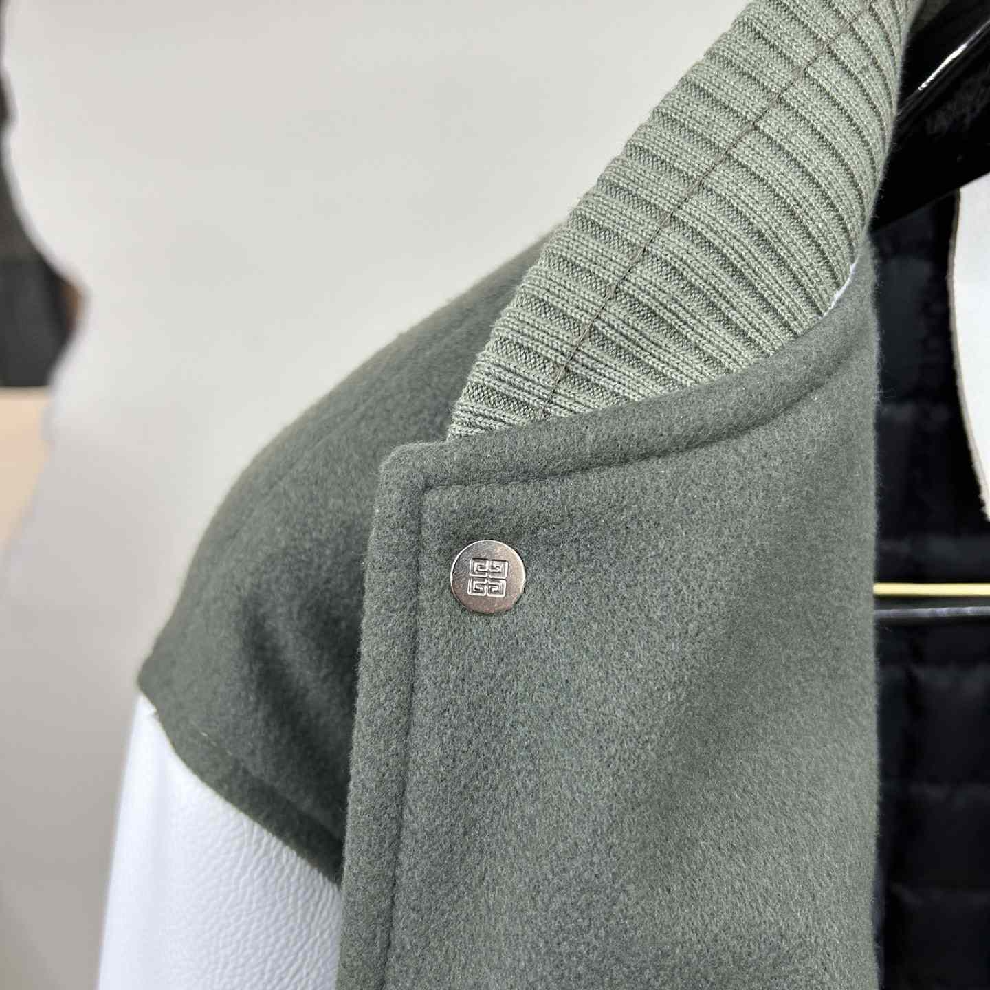 Givenchy Varsity Jacket In Wool And Leather - FashionPlug