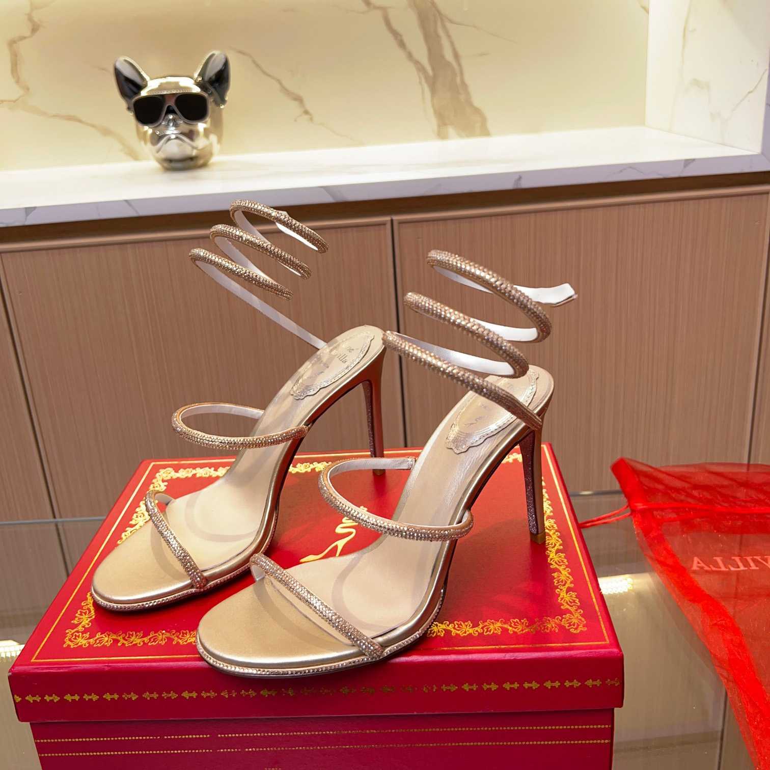 Rene Caovilla Cleo High-heel Sandals - FashionPlug