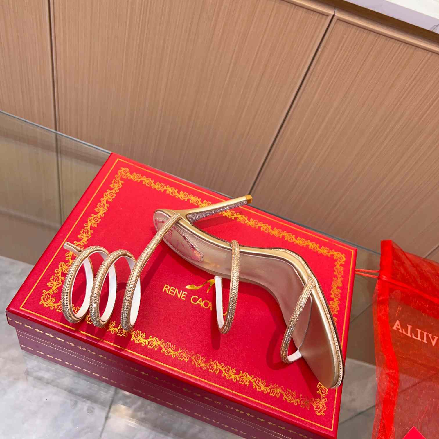 Rene Caovilla Cleo High-heel Sandals - FashionPlug