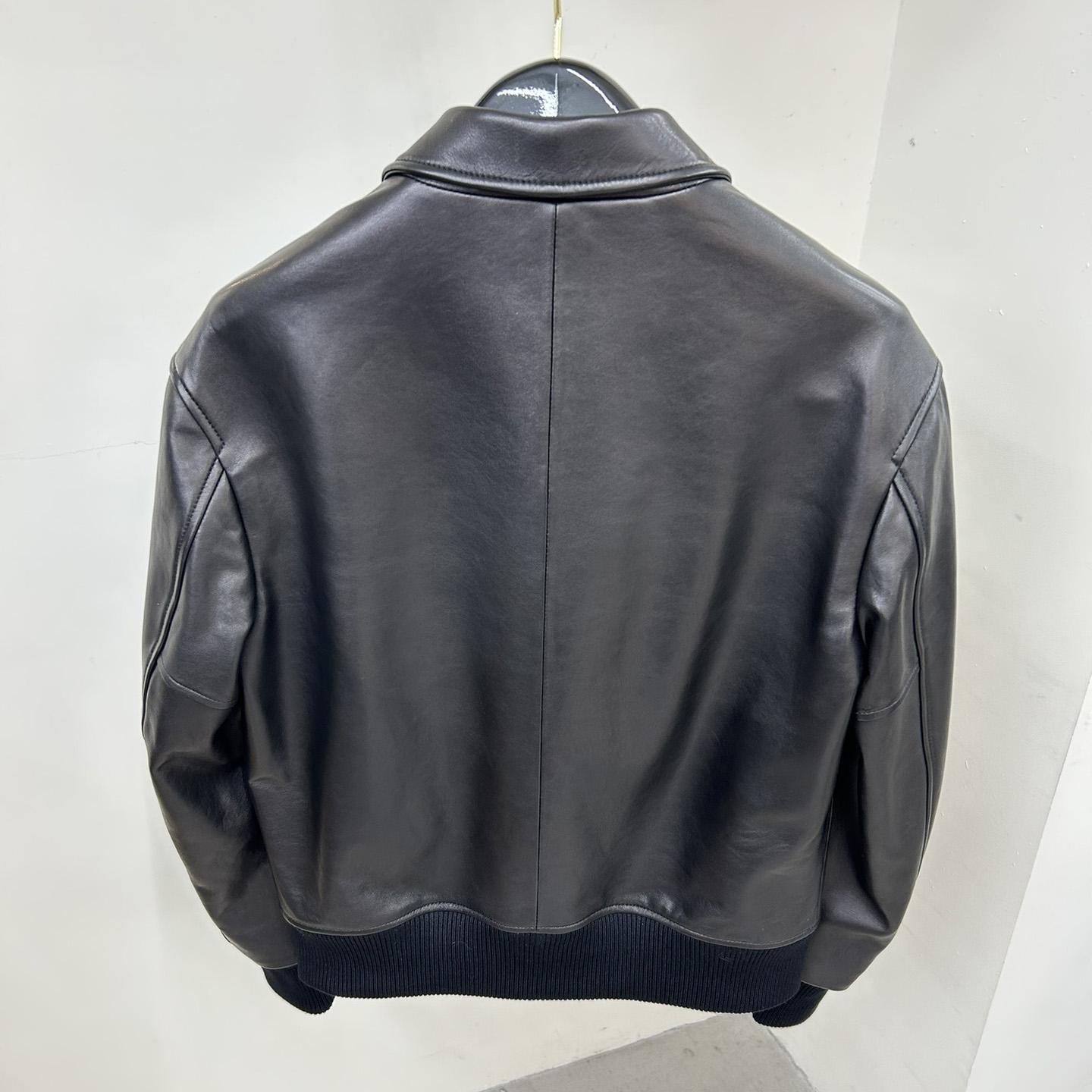 Burberry Leather Jacket   - FashionPlug