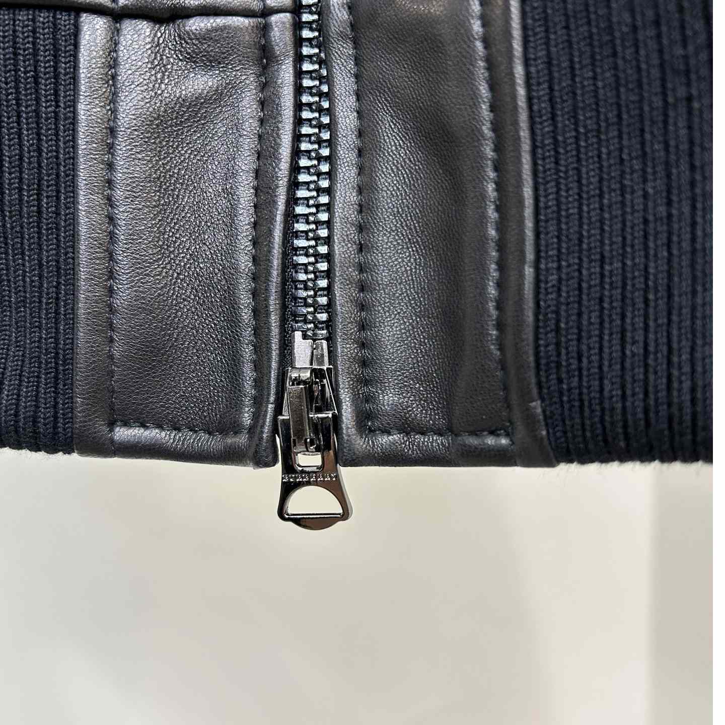 Burberry Leather Jacket   - FashionPlug