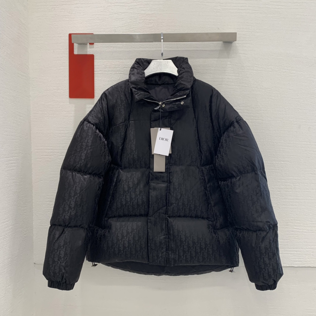 Dior Oblique Down Jacket - FashionPlug