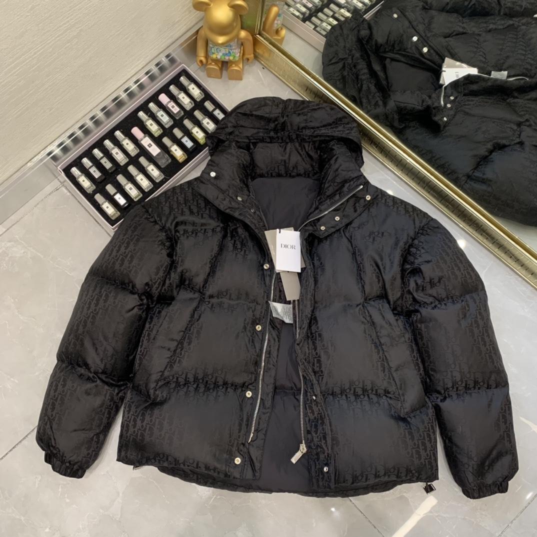 Dior Oblique Down Jacket - FashionPlug