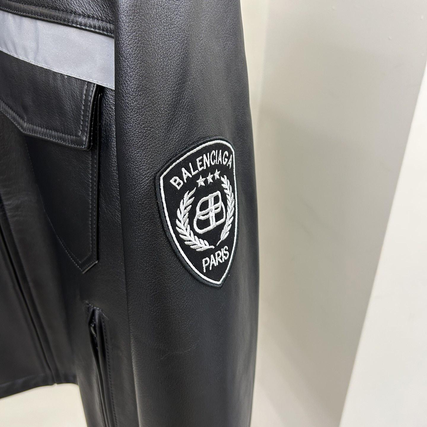 Balenciaga Paris Uniform Jacket In Black - FashionPlug
