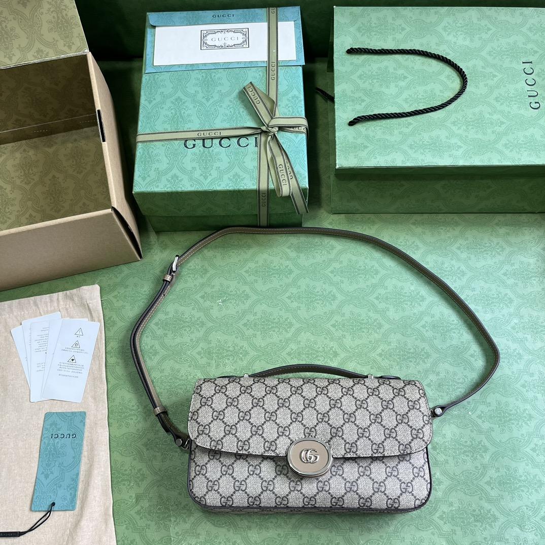 Gucci Petite GG Small Shoulder Bag(27-15-5cm) - FashionPlug