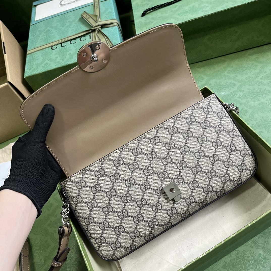 Gucci Petite GG Small Shoulder Bag(27-15-5cm) - FashionPlug