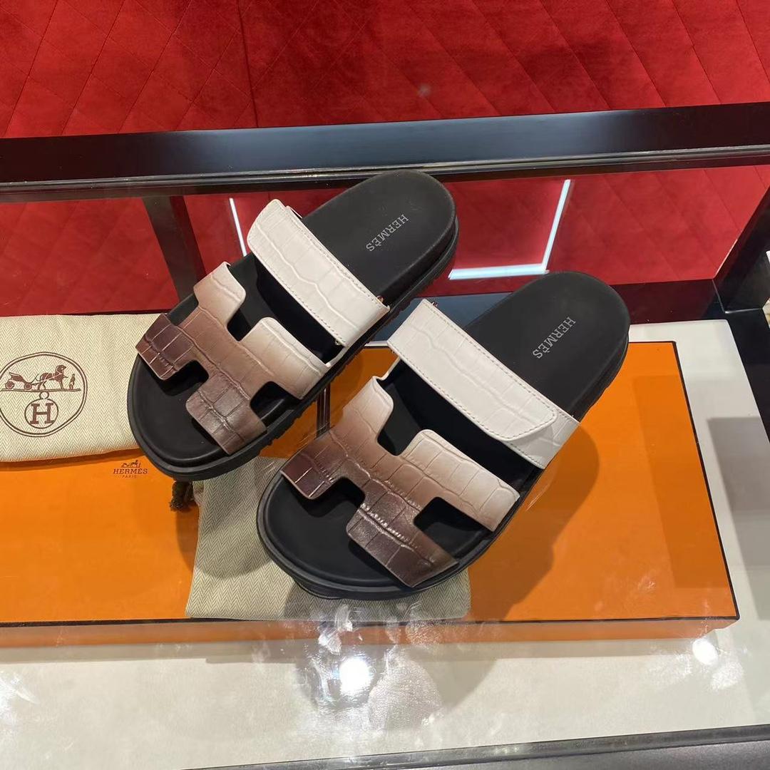 Hermes Authenticated Chypre Sandal - FashionPlug