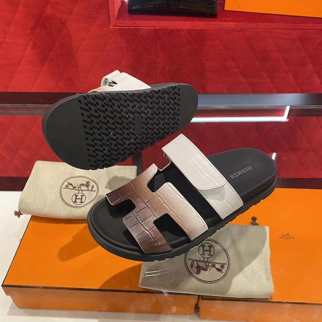 Hermes Authenticated Chypre Sandal - FashionPlug