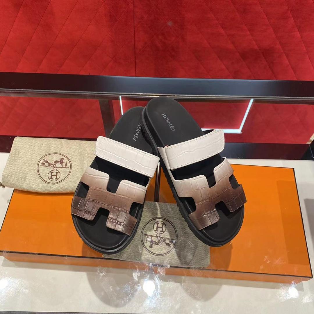 Hermes Authenticated Chypre Sandal - FashionPlug