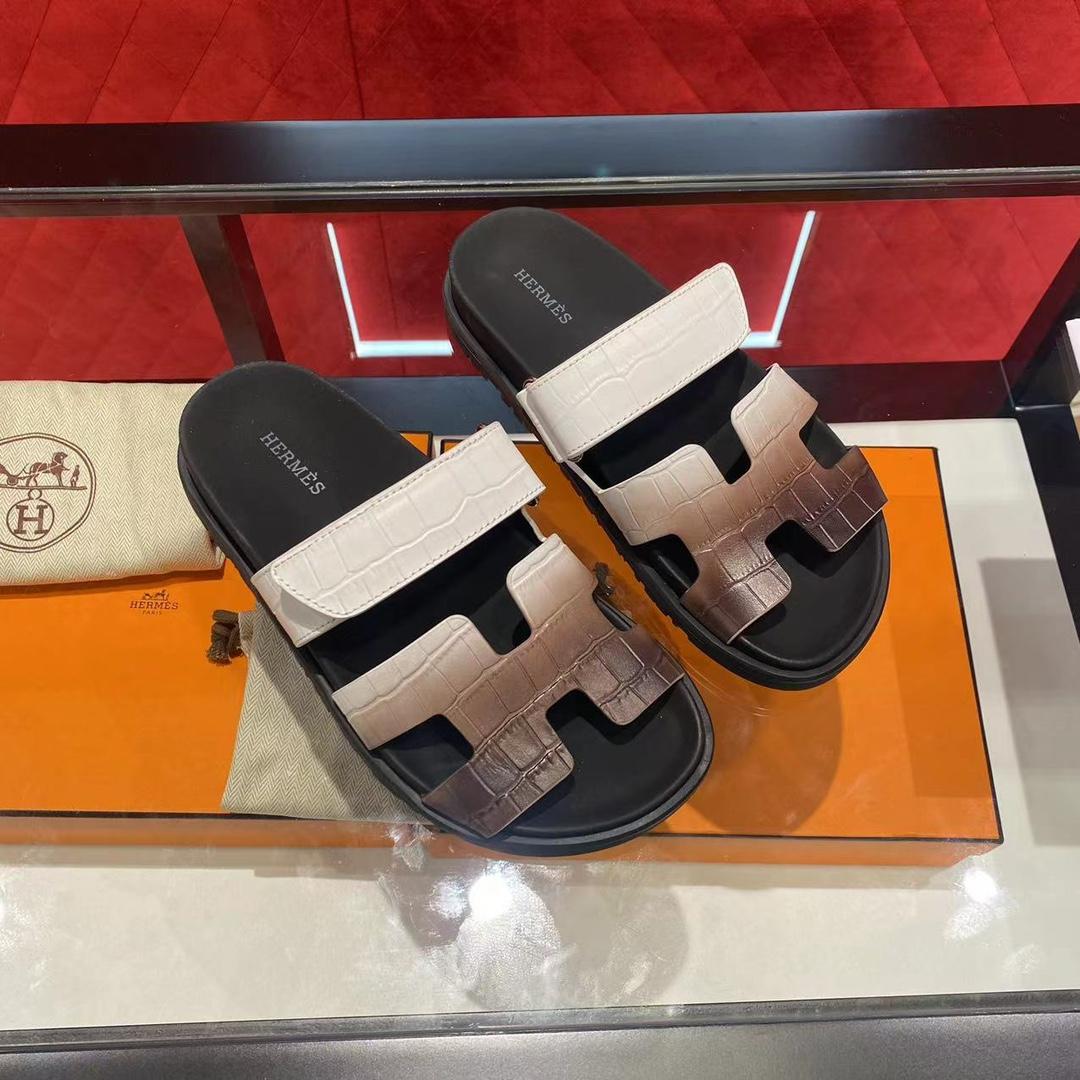 Hermes Authenticated Chypre Sandal - FashionPlug