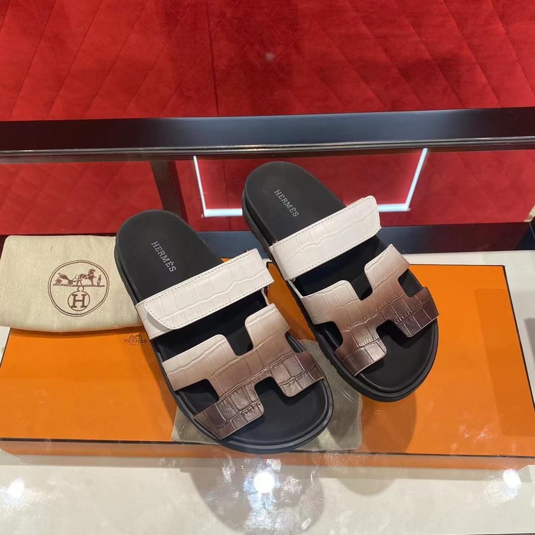 Hermes Authenticated Chypre Sandal - FashionPlug
