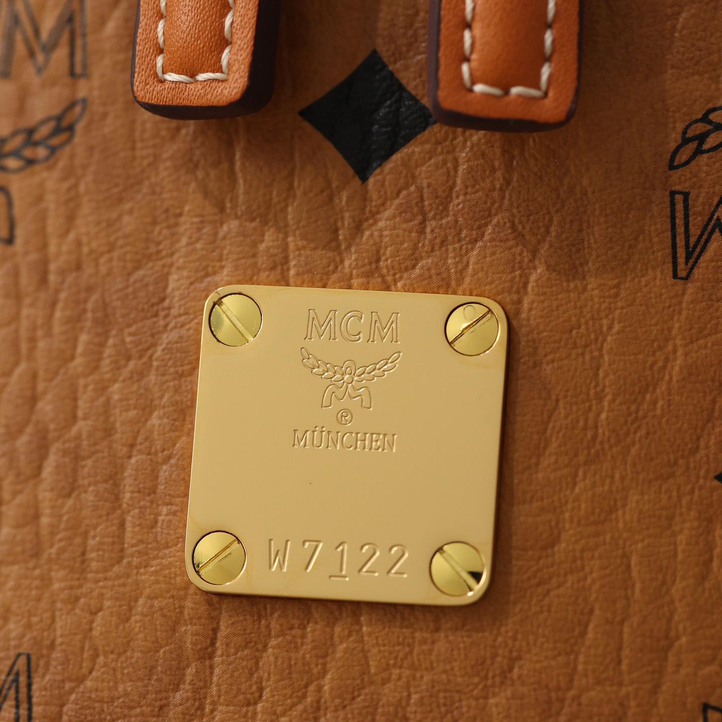 MCM Visetos Bucket Bag (14-16-16cm) - FashionPlug