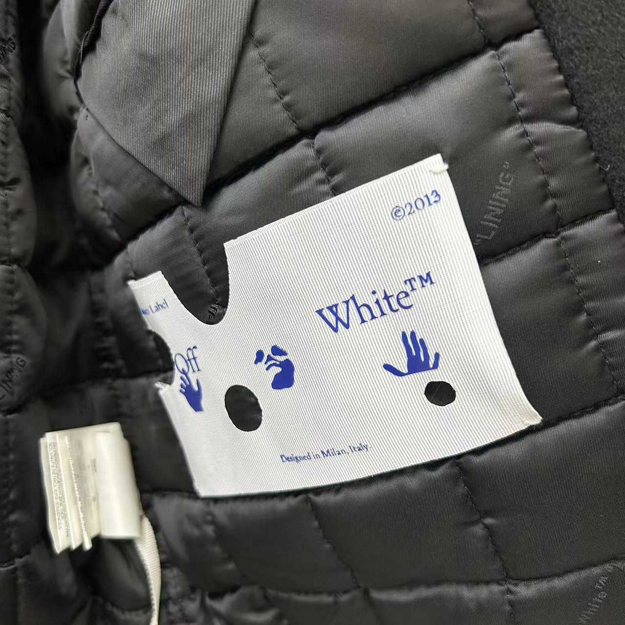 Off-White Slogan-print Bomber Jacket - FashionPlug