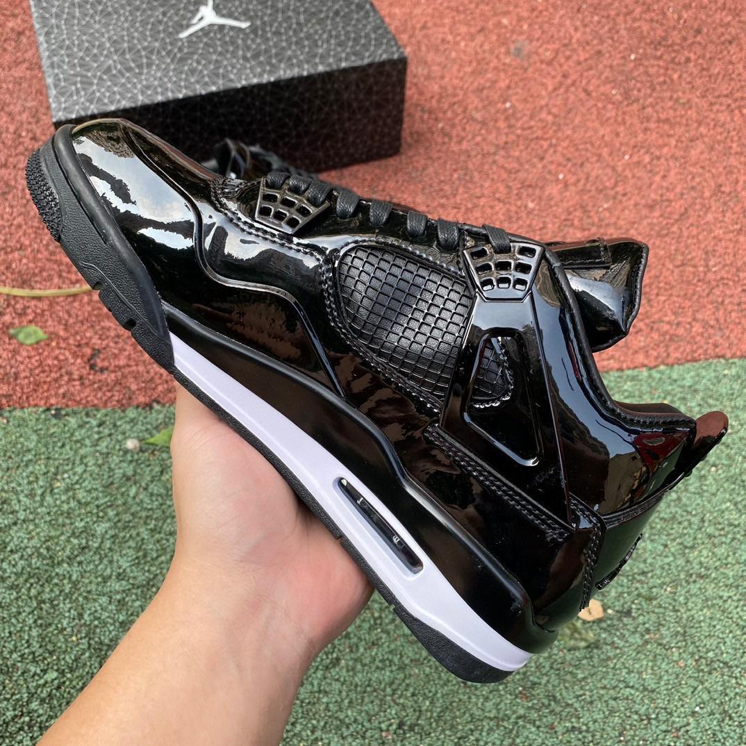 Air Jordan 4 Lab4 Black Sneakers    719864-010 - FashionPlug