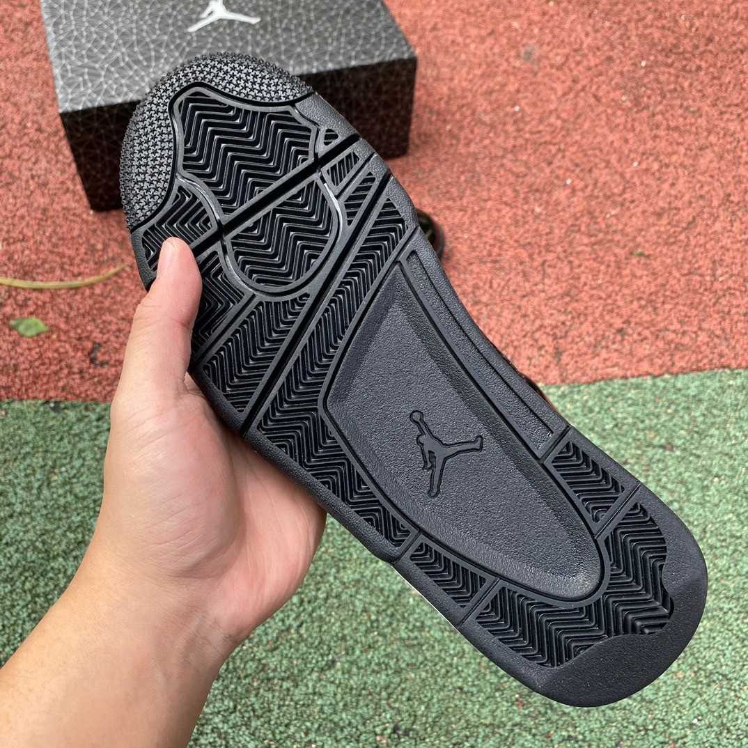 Air Jordan 4 Lab4 Black Sneakers    719864-010 - FashionPlug