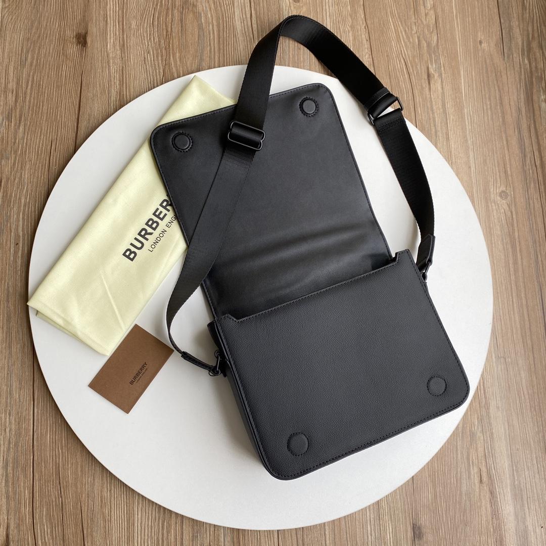 Burberry Leather Small Alfred Messenger Bag - FashionPlug