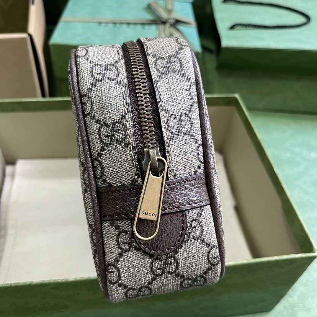 Gucci  Savoy Toiletry Case With Web (14.5x 23.5x 6.5cm) - FashionPlug