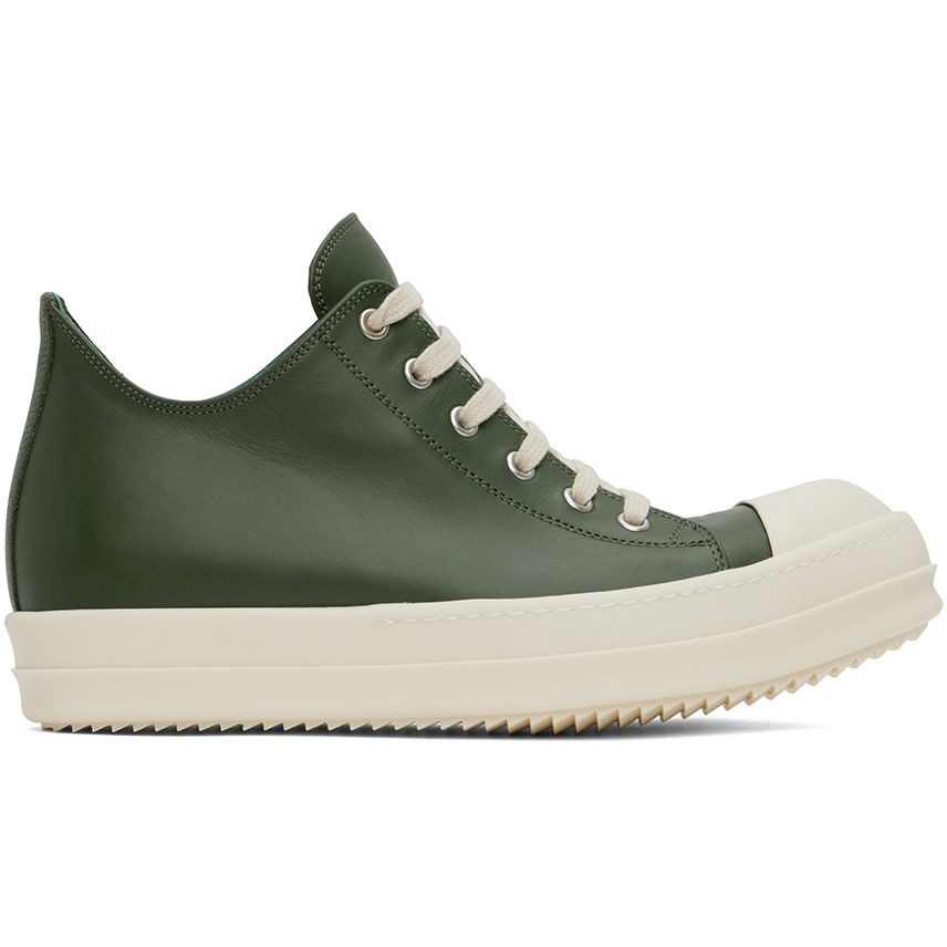 Rick Owens Jumbo Leather Sneakers - FashionPlug