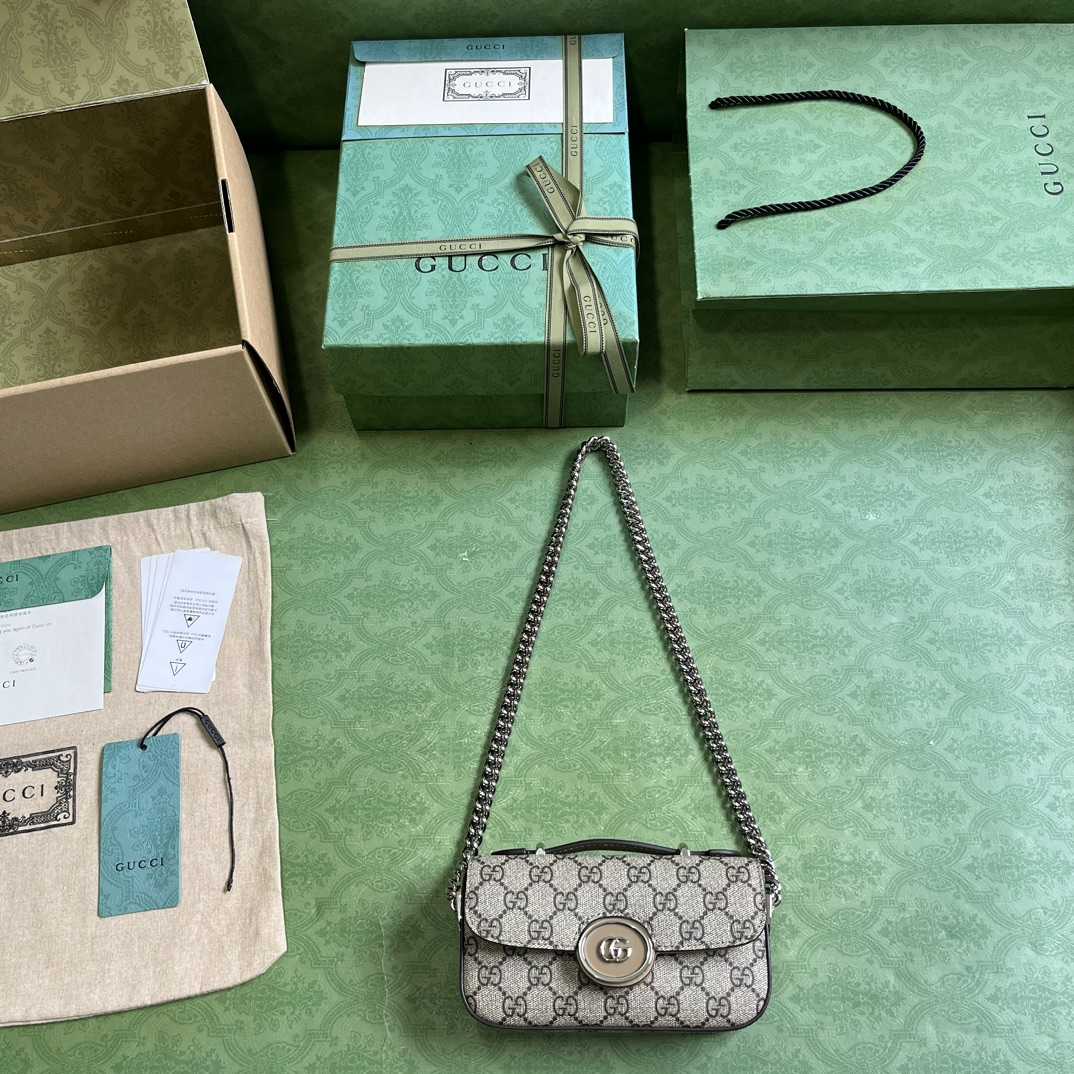 Gucci Petite GG Mini Shoulder Bag (21-10-5cm) - FashionPlug