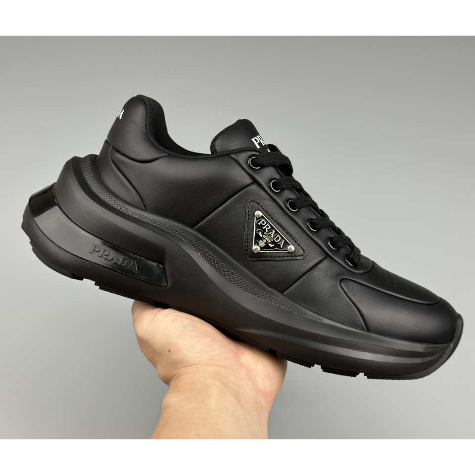 Prada Leather Sneakers(upon uk size) - FashionPlug