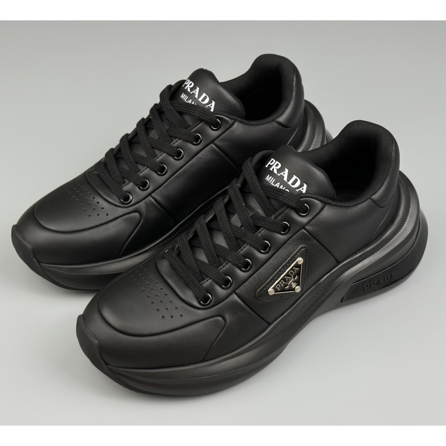 Prada Leather Sneakers(upon uk size) - FashionPlug
