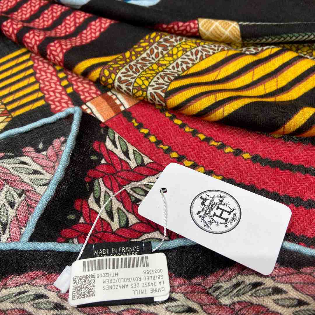 Hermes Dressage Tressage Shawl 140 - FashionPlug