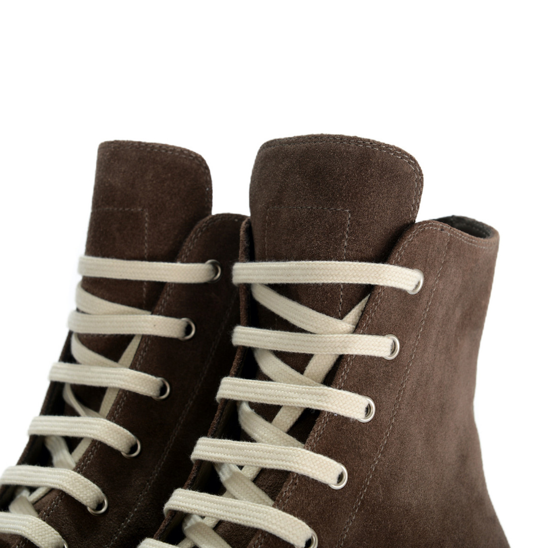 Rick Owens High-Top Sneakers - FashionPlug