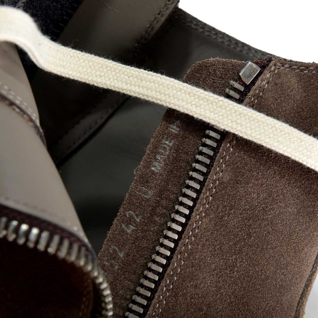 Rick Owens High-Top Sneakers - FashionPlug