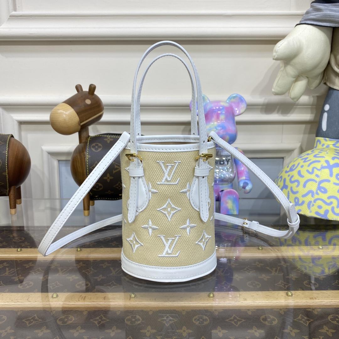Louis Vuitton Nano Bucket (13*17*9cm) - FashionPlug