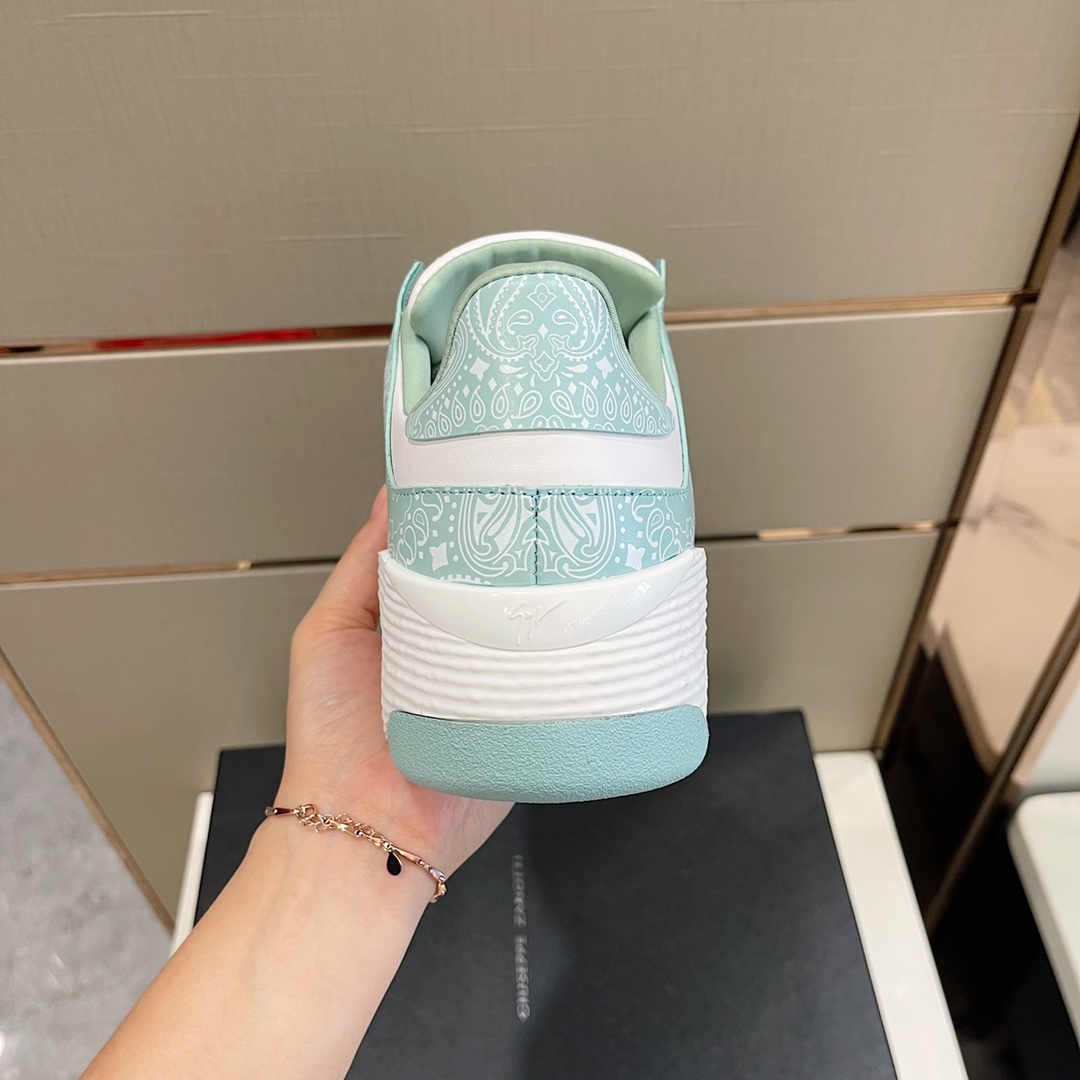 Giuseppe Zanotti Talon Paisley-print Sneakers - FashionPlug
