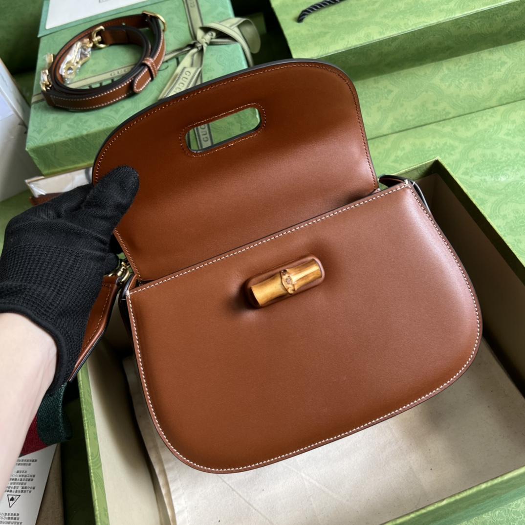 Gucci Bamboo 1947 Small Bag (21-15-7cm) - FashionPlug