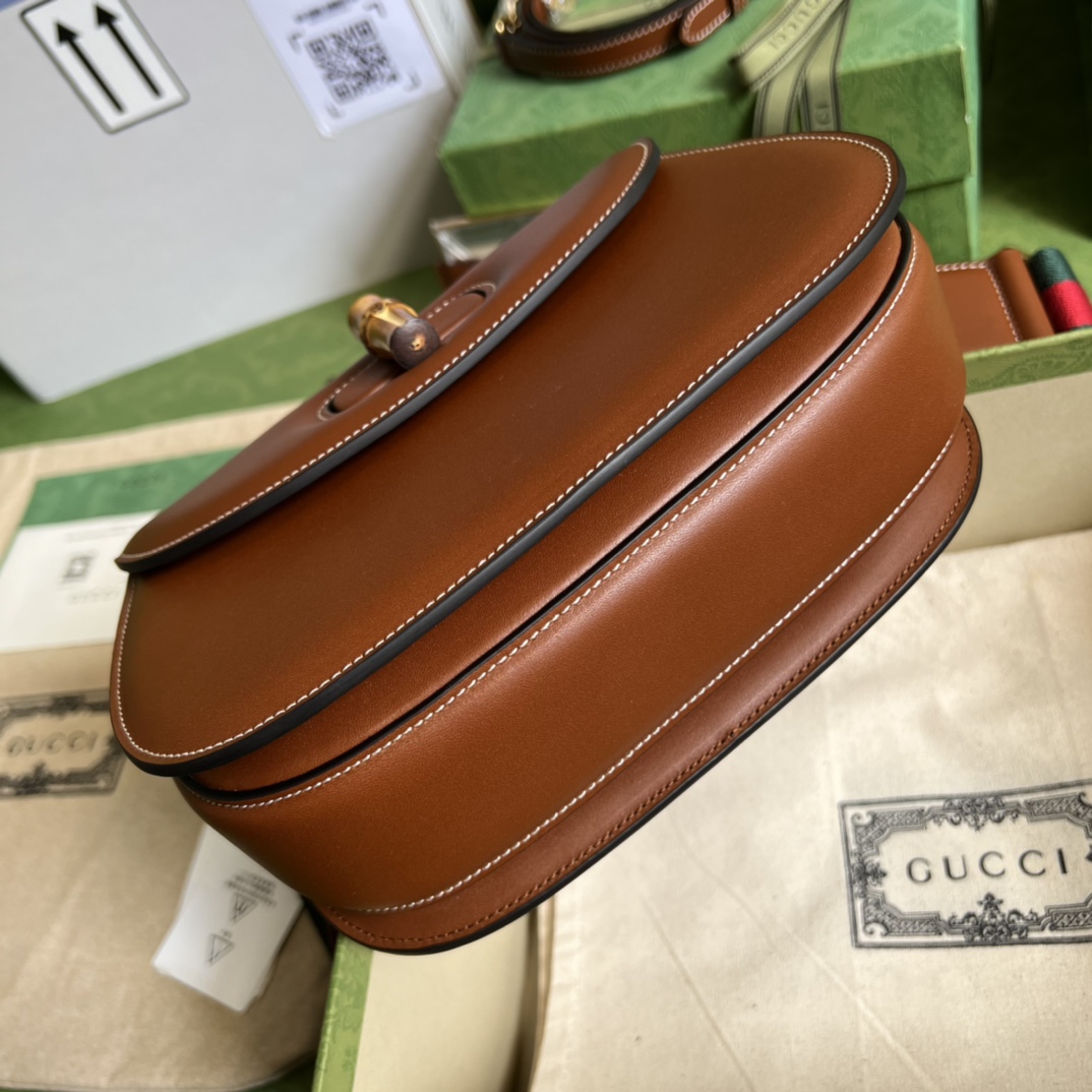 Gucci Bamboo 1947 Small Bag (21-15-7cm) - FashionPlug