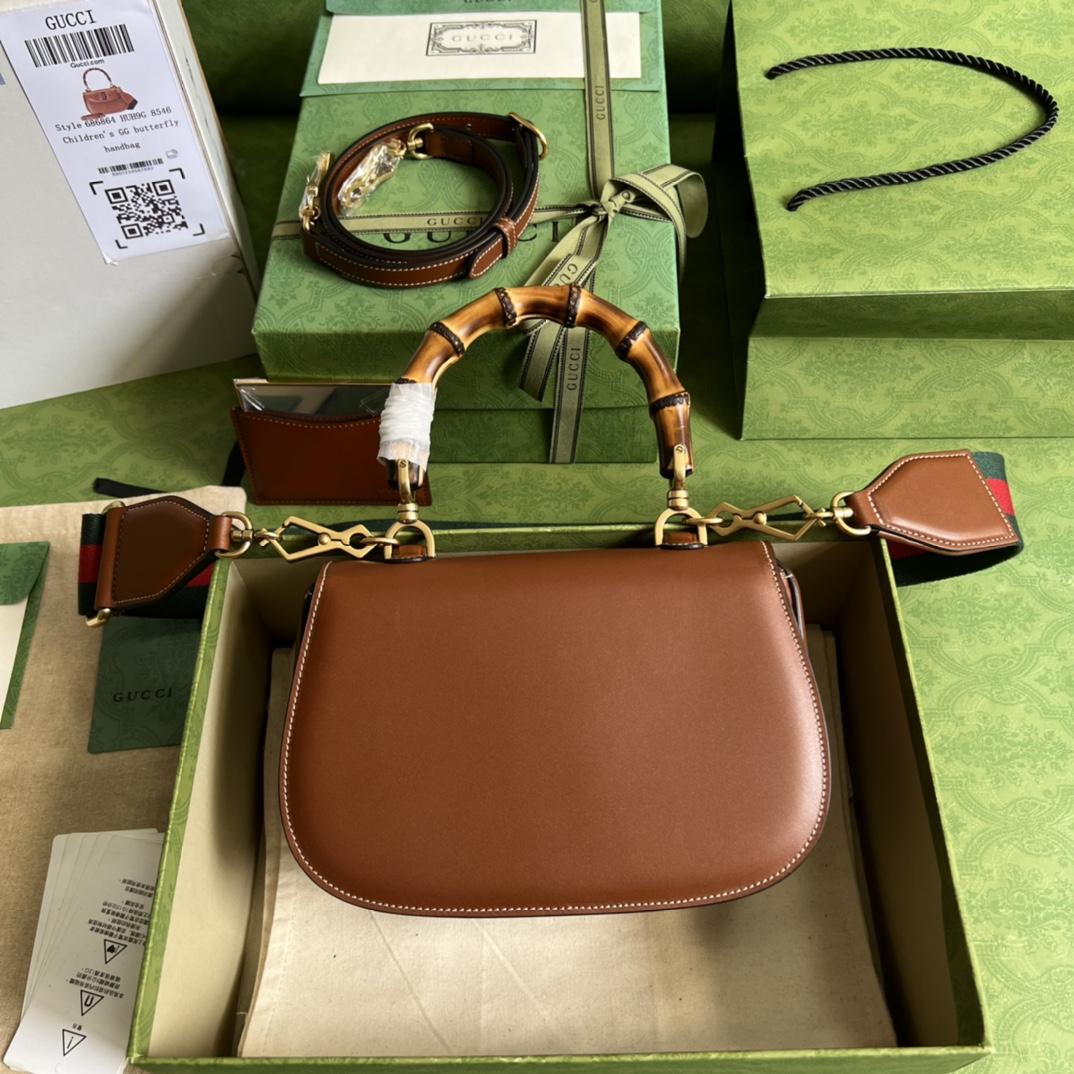 Gucci Bamboo 1947 Small Bag (21-15-7cm) - FashionPlug