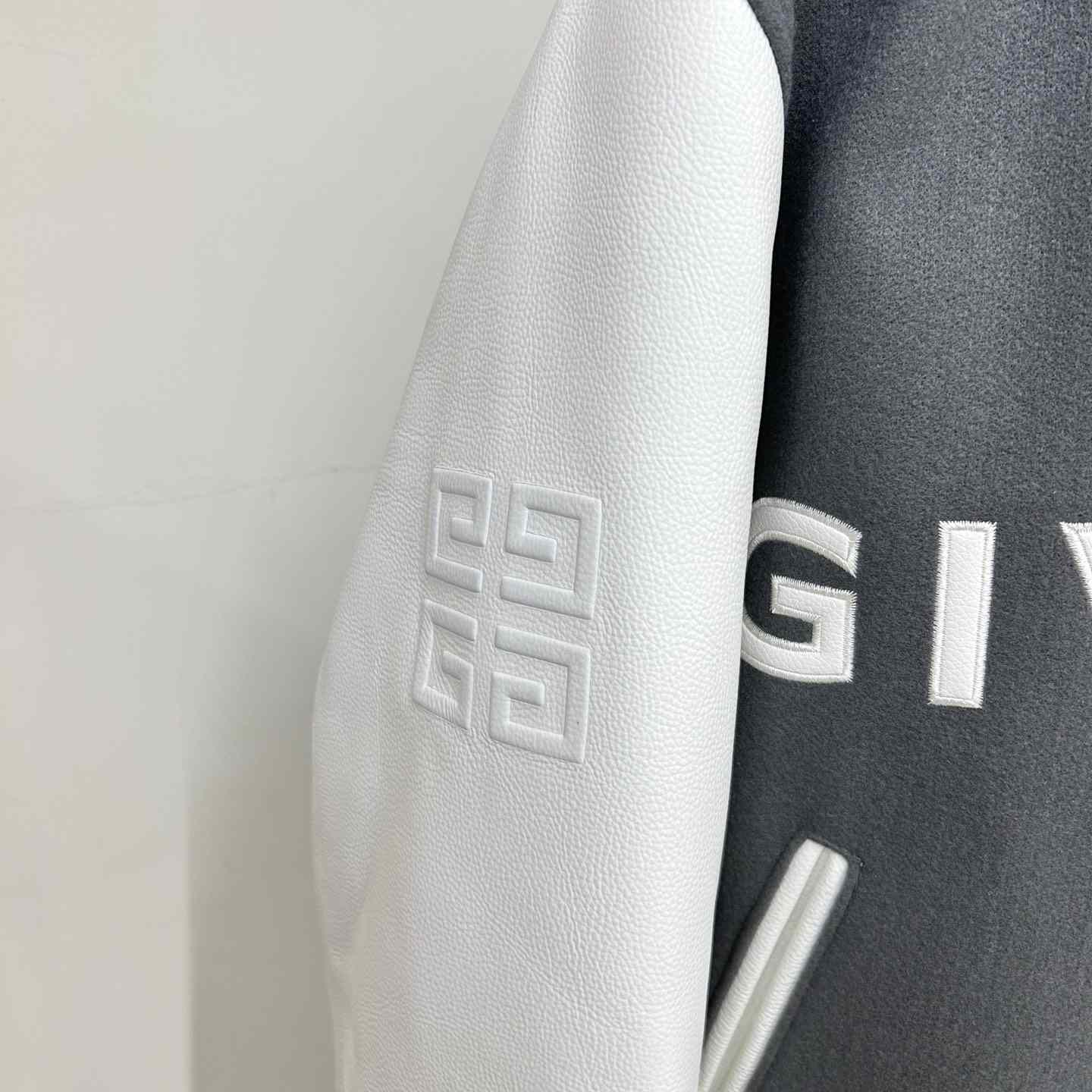 Givenchy Varsity Jacket In Wool And Leather - FashionPlug