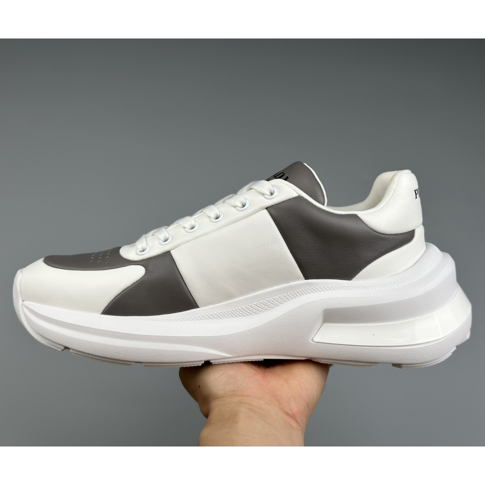 Prada Leather Sneakers(upon uk size) - FashionPlug